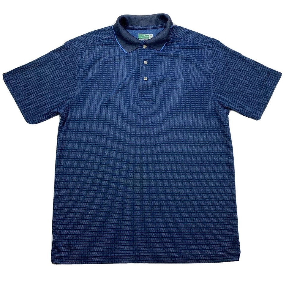 Ben‎ Hogan Performance Men's M Medium Golf Collection Plaid Polo Shirt - Picture 2 of 12